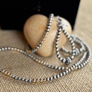 Sterling silver and gold filled necklace